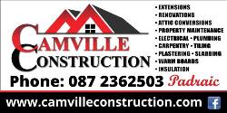 Camville Construction Ltd, Mullingar opening hours