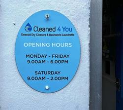 Cleaned4you, New Ross opening hours