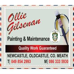 Ollie Gilsenan Painting & Maintenance, Oldcastle opening hours