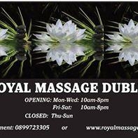 Royal Massage Dublin, opening hours