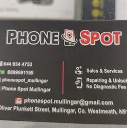phone spot mullingar, Mullingar opening hours