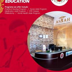 ASNAH-America School of Nursing and Allied Health, Virginia opening hours